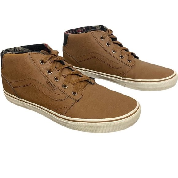 Vans Other - Vans Chestnut Brown Lace Up Sneaker Shoes, Size 9.5